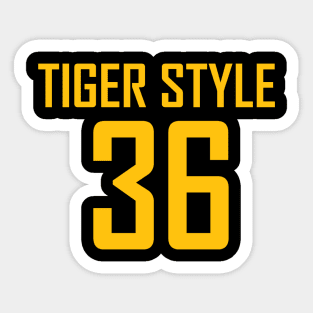 Wu Tiger Style Sticker